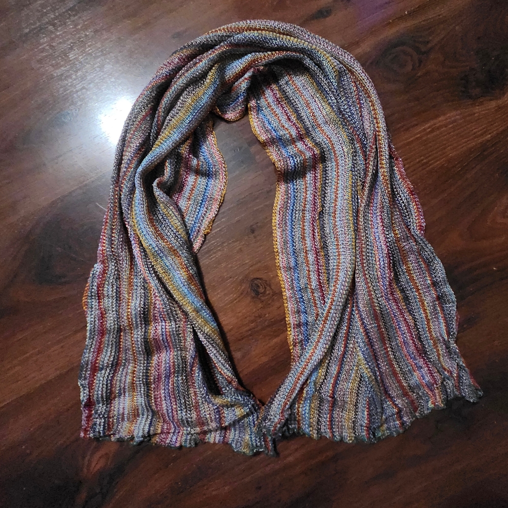 Multicolor Striped Women's Scarf